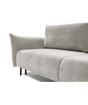 Sofa ADEL z funkcja spania i pojemnikiem JASNY SZARY OVER THE HORIZON 80