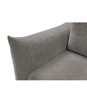 Sofa ADEL z funkcja spania i pojemnikiem JASNY GRAFIT OVER THE HORIZON 90