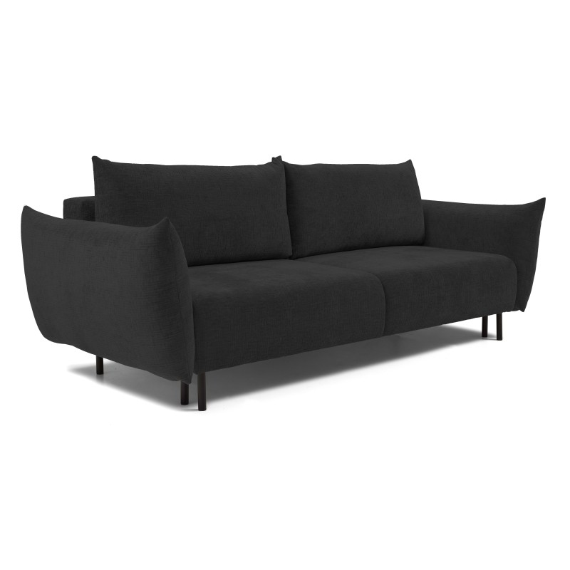 Sofa ADEL z funkcja spania i pojemnikiem CIEMNY GRAFIT OVER THE HORIZON 99