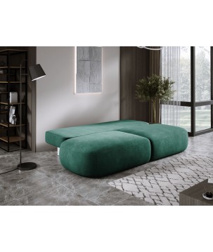 Sofa BABU z funkcja spania i pojemnikiem ZIELONY CLOUD 39