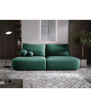 Sofa BABU z funkcja spania i pojemnikiem ZIELONY CLOUD 39