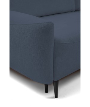Sofa BOHO z funkcja spania i pojemnikiem CIENONIEBIESKI PERFECT HARMONY 77