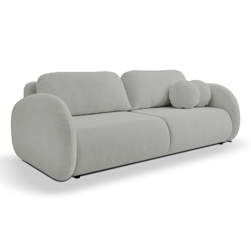 Sofa LOOP z funkcja spania i pojemnikiem SZARY RAVEN 06