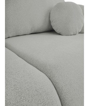 Sofa LOOP z funkcja spania i pojemnikiem SZARY RAVEN 06