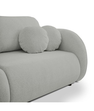 Sofa LOOP z funkcja spania i pojemnikiem SZARY RAVEN 06