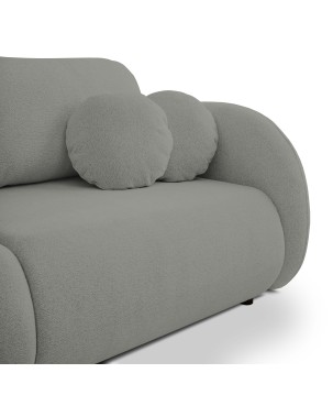 Sofa LOOP z funkcja spania i pojemnikiem CIEMNY SZARY RAVEN 07