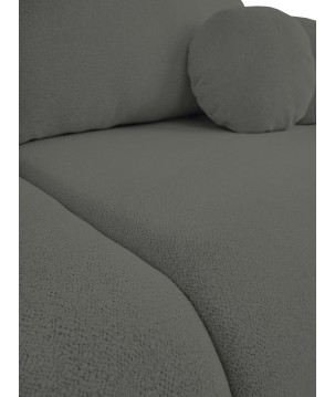 Sofa LOOP z funkcja spania i pojemnikiem GRAFIT RAVEN 13