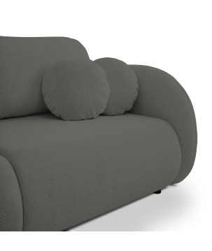 Sofa LOOP z funkcja spania i pojemnikiem GRAFIT RAVEN 13