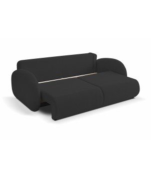 Sofa LOOP z funkcja spania i pojemnikiem CZARNY RAVEN 18