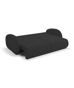 Sofa LOOP z funkcja spania i pojemnikiem CZARNY RAVEN 18