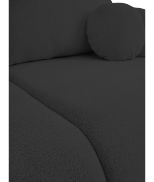 Sofa LOOP z funkcja spania i pojemnikiem CZARNY RAVEN 18
