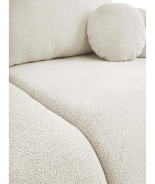 Sofa LOOP z funkcja spania i pojemnikiem BIAŁY RAVEN 21