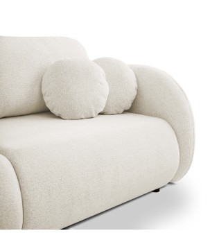 Sofa LOOP z funkcja spania i pojemnikiem BIAŁY RAVEN 21