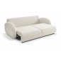 Sofa LOOP z funkcja spania i pojemnikiem BRUDNA BIEL RAVEN 22