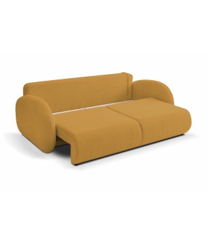 Sofa LOOP z funkcja spania i pojemnikiem ZŁOTY RAVEN 66