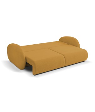 Sofa LOOP z funkcja spania i pojemnikiem ZŁOTY RAVEN 66