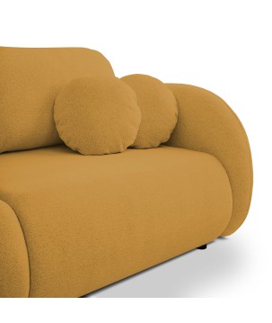 Sofa LOOP z funkcja spania i pojemnikiem ZŁOTY RAVEN 66