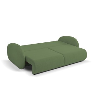 Sofa LOOP z funkcja spania i pojemnikiem ZIELONY RAVEN 77