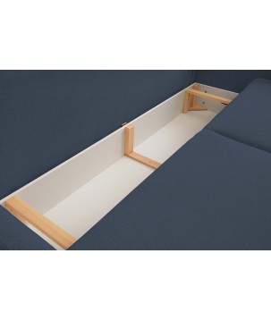 Sofa LOOP z funkcja spania i pojemnikiem NIEBIESKI RAVEN 86