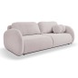 Sofa LOOP z funkcja spania i pojemnikiem PUDROWY RÓŻ RAVEN 91