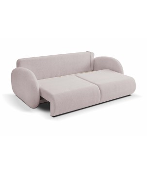 Sofa LOOP z funkcja spania i pojemnikiem PUDROWY RÓŻ RAVEN 91