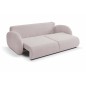 Sofa LOOP z funkcja spania i pojemnikiem PUDROWY RÓŻ RAVEN 91