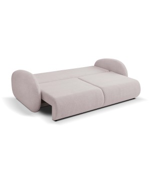 Sofa LOOP z funkcja spania i pojemnikiem PUDROWY RÓŻ RAVEN 91