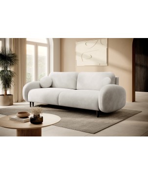 Sofa SOFT z funkcja spania i pojemnikiem BIAŁY RUN AGAIN 01