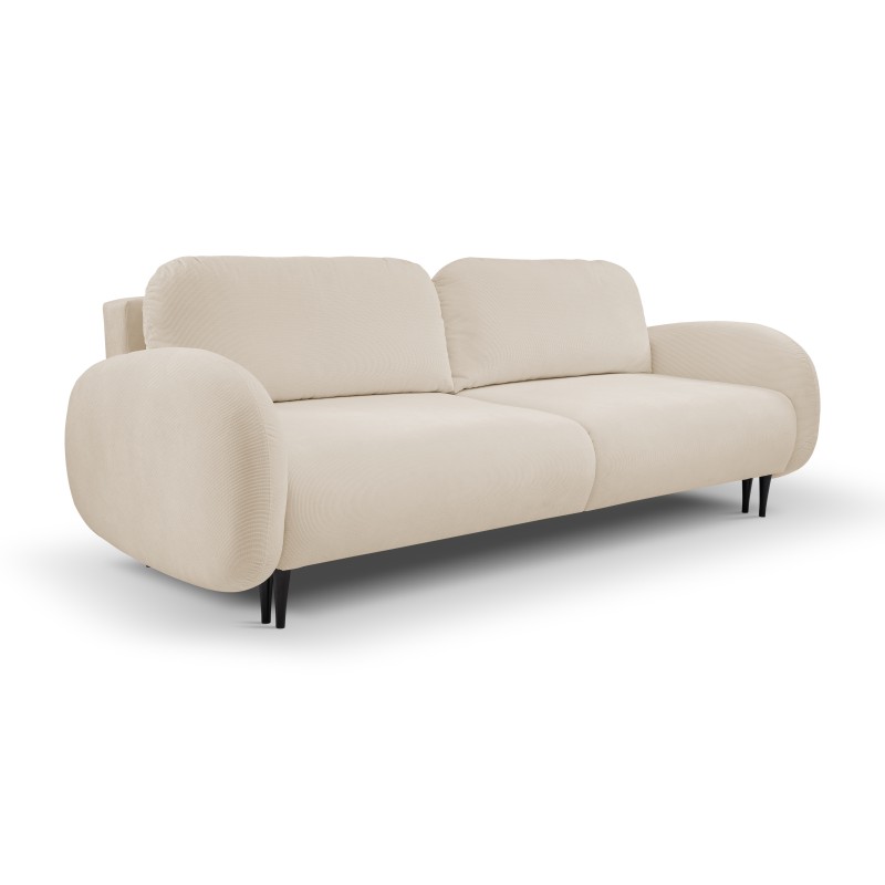 Sofa SOFT z funkcja spania i pojemnikiem BEŻOWY RUN AGAIN 06 Sofa SOFT z funkcja spania i pojemnikiem BEŻOWY RUN AGAIN 06