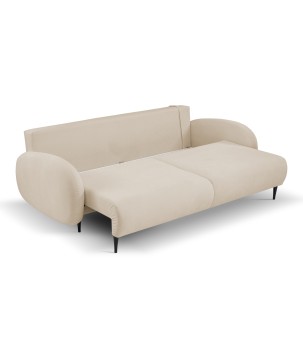 Sofa SOFT z funkcja spania i pojemnikiem BEŻOWY RUN AGAIN 06