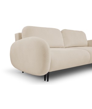 Sofa SOFT z funkcja spania i pojemnikiem BEŻOWY RUN AGAIN 06