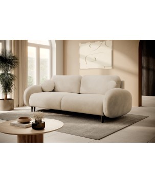 Sofa SOFT z funkcja spania i pojemnikiem BEŻOWY RUN AGAIN 06