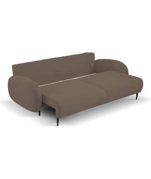 Sofa SOFT z funkcja spania i pojemnikiem CAPPUCINO RUN AGAIN 18