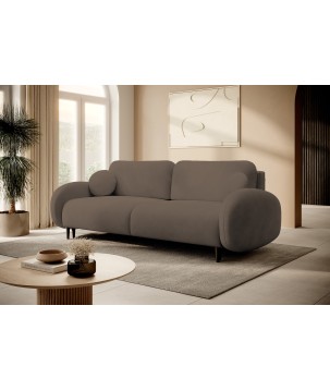 Sofa SOFT z funkcja spania i pojemnikiem CAPPUCINO RUN AGAIN 18