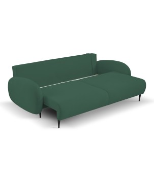 Sofa SOFT z funkcja spania i pojemnikiem ZIELONY RUN AGAIN 36