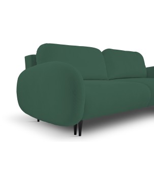 Sofa SOFT z funkcja spania i pojemnikiem ZIELONY RUN AGAIN 36