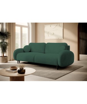 Sofa SOFT z funkcja spania i pojemnikiem ZIELONY RUN AGAIN 36