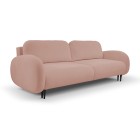 Sofa SOFT z funkcja spania i pojemnikiem PUDROWY RÓŻ RUN AGAIN 61