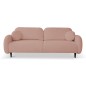 Sofa SOFT z funkcja spania i pojemnikiem PUDROWY RÓŻ RUN AGAIN 61
