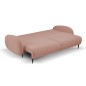 Sofa SOFT z funkcja spania i pojemnikiem PUDROWY RÓŻ RUN AGAIN 61