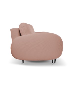 Sofa SOFT z funkcja spania i pojemnikiem PUDROWY RÓŻ RUN AGAIN 61