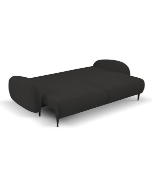 Sofa SOFT z funkcja spania i pojemnikiem CZARNY RUN AGAIN 99