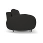 Sofa SOFT z funkcja spania i pojemnikiem CZARNY RUN AGAIN 99