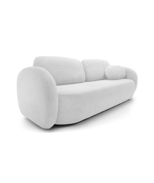 Sofa OLIO z funkcja spania i pojemnikiem BIAŁY ARAGON 01