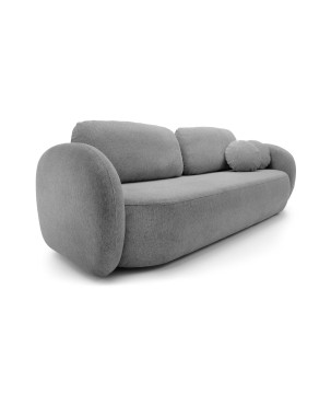 Sofa OLIO z funkcja spania i pojemnikiem SZARY ARAGON 72