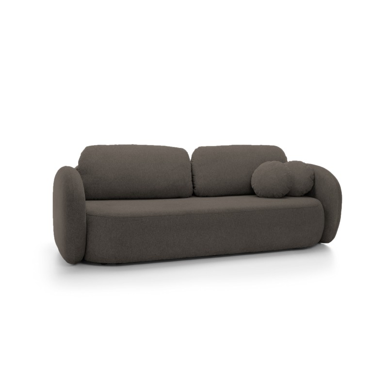 Sofa OLIO z funkcja spania i pojemnikiem CIEMNY SZARY ARAGON 97 Sofa OLIO z funkcja spania i pojemnikiem CIEMNY SZARY ARAGON 97