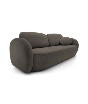 Sofa OLIO z funkcja spania i pojemnikiem CIEMNY SZARY ARAGON 97