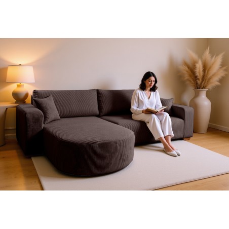 Narożnik BIS XL Lewostronny z funkcją spania POSO 06 DomoHome