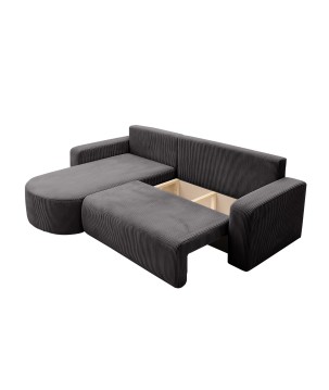 Narożnik BIS XL Lewostronny z funkcją spania POSO 22 DomoHome