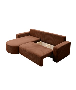 Narożnik BIS XL Lewostronny z funkcją spania POSO 39 DomoHome